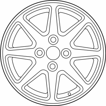 Toyota 42611-47030 Wheel, Disc