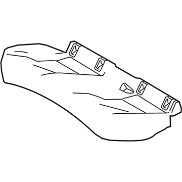 Toyota 71075-06J21-B6 Rear Seat Cover Sub-Assembly