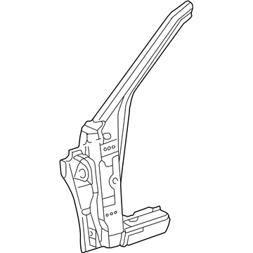 Toyota 61131-06030 Pillar, Front Body, Outer RH