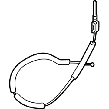 Toyota 69770-62020 Cable Assembly, Rr Door