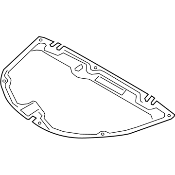 Toyota 53341-47041 Insulator, Hood