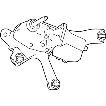 Toyota 85130-42100 Motor Assembly, Rr WIPER