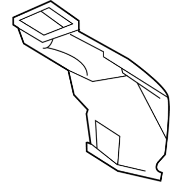Toyota 62974-0E050 Duct, Roof Side Air