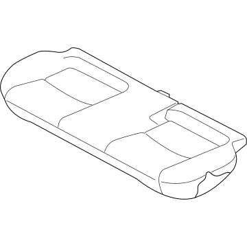 Toyota 71460-WB016 Cushion Assembly, Rr Sea