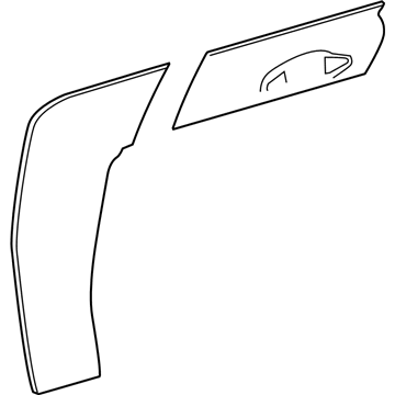Toyota 67114-12330 Panel, Rear Door, Outs