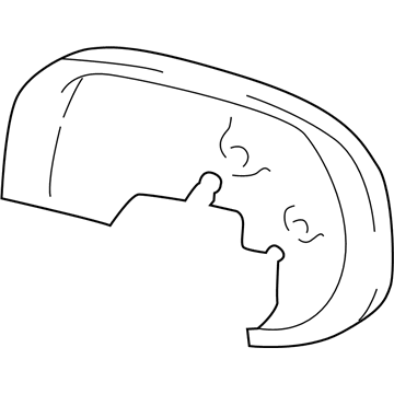 Toyota 87961-47030 Outer Rear View Mirror Sub Assembly, Left