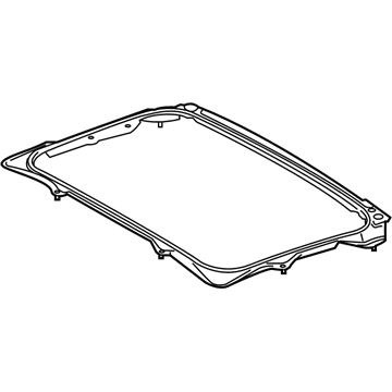 Toyota 63142-06140 Reinforcement, Roof