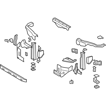 Toyota 53201-60251 Support Sub-Assembly, Ra