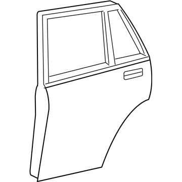 Toyota 67003-48070 Panel Sub-Assy, Rear Door, RH