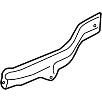 Toyota 53883-02011 Seal, Front Fender, LH