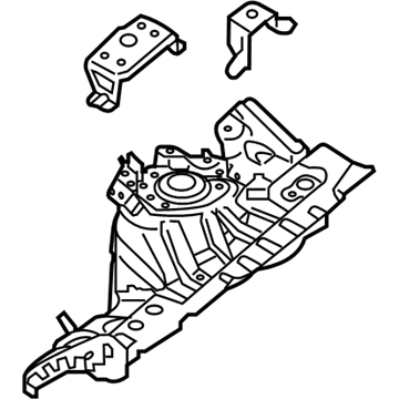 Toyota 53701-WB001 Apron Sub-Assembly, Front F