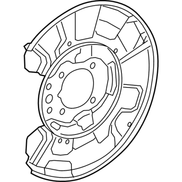 Toyota 46504-50100 Plate Sub-Assembly, Park