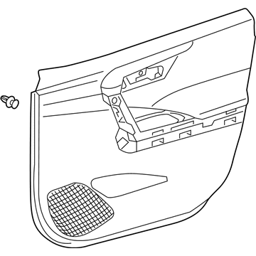 Toyota 67620-42C60-C8 Panel Assembly, Fr Door