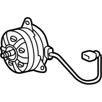 Toyota 16363-0P380 Motor, Cooling Fan