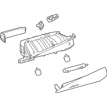 Toyota 55303-33300-E0 Panel Sub-Assembly, Inst