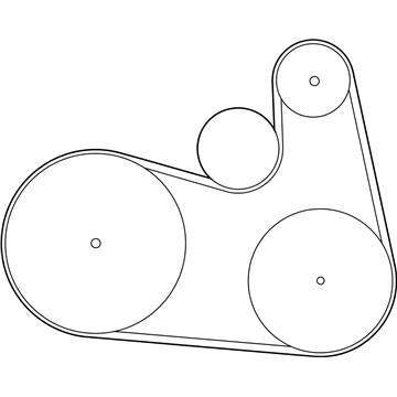 Toyota 90118-WBA55 Belt V ,ALTERNAT.& A