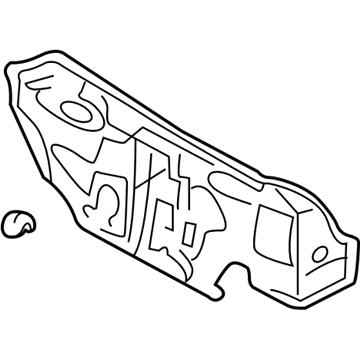 Toyota 55223-06030 Insulator, Dash Panel, Outer