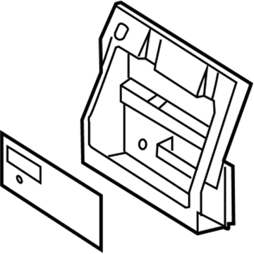 Toyota 64429-AD010 Tray, Luggage Compartment Side