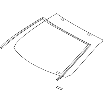 Toyota 56101-42541 Glass Sub-Assembly, Wind