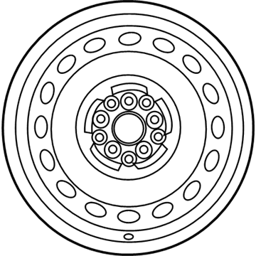 2022 Toyota Corolla Spare Wheel - 42611-02Q80