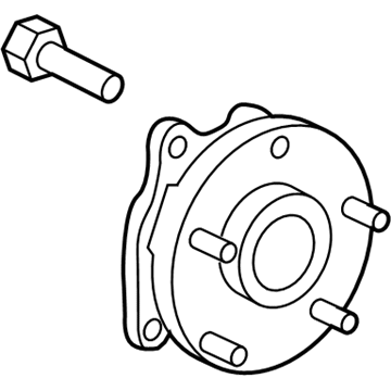 Toyota 43550-0R070 Bearing And Hub Assembly