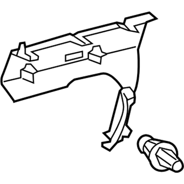 Toyota 64272-06030-C0 Board, Room Partition