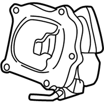 1999 Toyota Solara EGR Cooler - 25681-20010