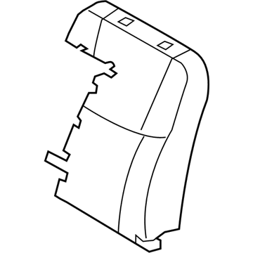 Toyota 71551-07100 Pad, Front Seat Back