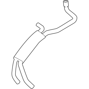 Toyota 16260-37010 Hose Assembly, Water By
