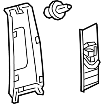 Toyota 62410-33200-E2 GARNISH Assembly, Center Pi