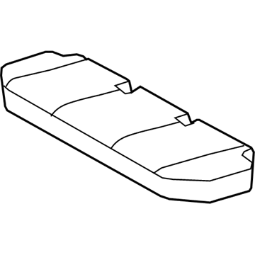 Toyota 71503-12320 Pad Sub-Assembly, Rear Seat