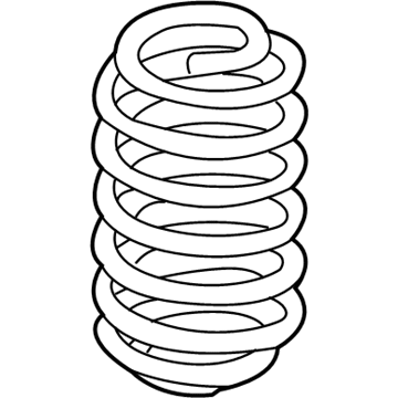 Toyota 48231-F4041 Spring, Coil, Rear