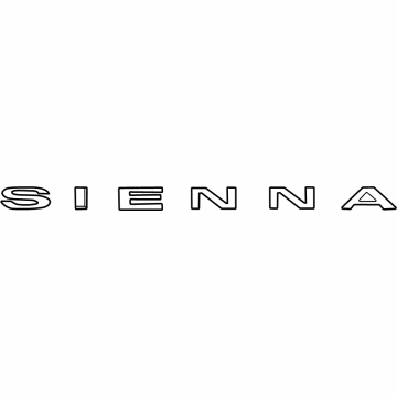 Toyota Sienna Emblem - 75442-08050
