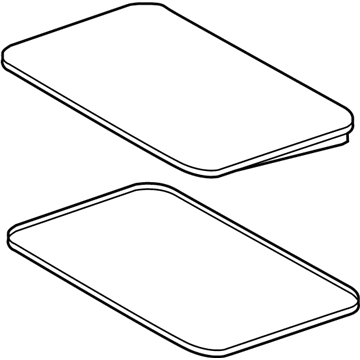 Toyota 63201-0R080 Glass Sub-Assembly, SLID