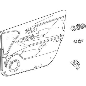 Toyota 67610-62030-C4 Panel Assembly, Front Door