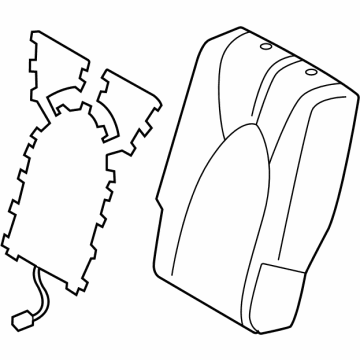 Toyota 71078-0E430-C4 Rear Seat Cover Sub-Assembly