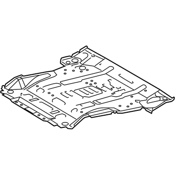 2010 Toyota Sequoia Floor Pan - 58311-0C130