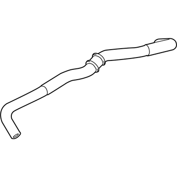 Toyota 16282-37131 Hose, Water By-Pass