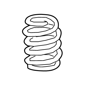 Toyota 48231-0A100 SPRING, COIL, RR