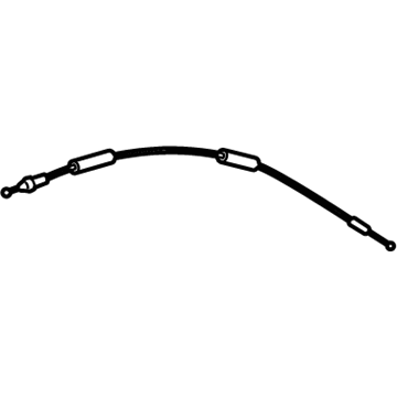 Toyota 69750-0E050 Cable Assembly, Front Door