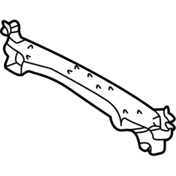 Toyota 52023-0C030 Reinforcement Set, Rear Bumper