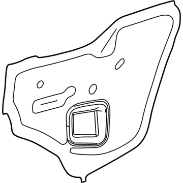Toyota 67841-62010 Cover, Rear Door Service Hole
