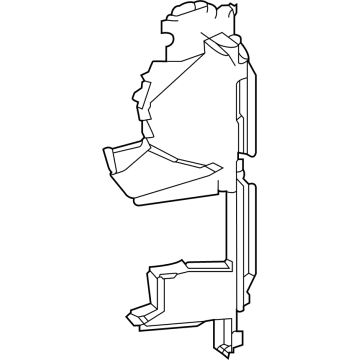 Toyota 16595-0P050 Guide, Radiator Air