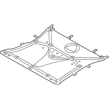 Toyota 51202-WAA01 Support Sub-Assembly, St