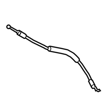 Toyota 69750-47070 Cable Assembly, Front Door