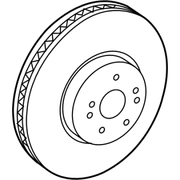 Toyota 43512-48130 Front Disc