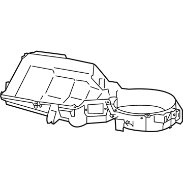 Toyota SU003-02013 Heater Case Assembly