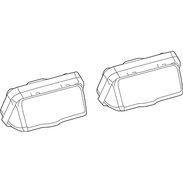 Toyota 81204-47010 Lamp Sub-Assembly, Licence