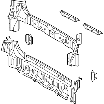 Toyota 58302-08030 Panel Sub-Assembly, Lower