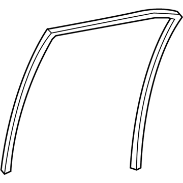 Toyota 68142-07010 Run, Rear Door Glass